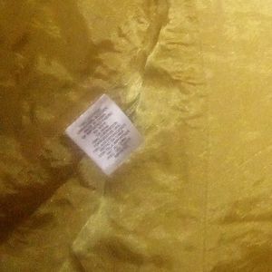 Ann Klein leather jacket mustard yellow in color